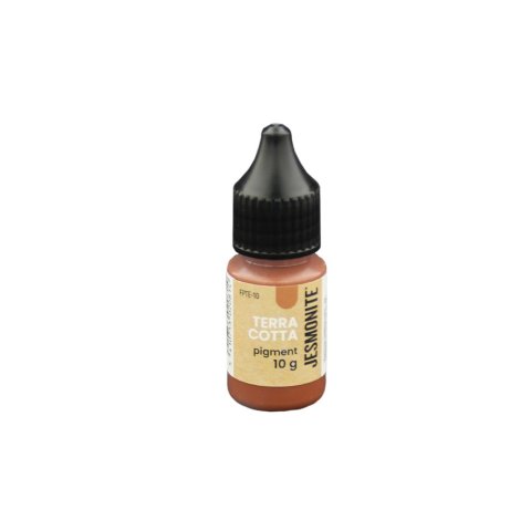 Jesmonite pigment liquid 10 g in PE bottle, terracotta