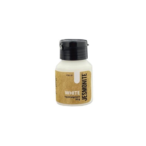Jesmonite pigment liquid 50 g in PE bottle, white