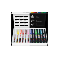 Karin Marker Pigment Decobrush, 12er-Set