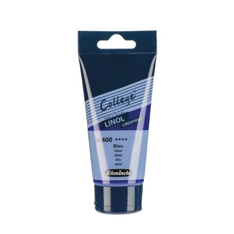 Schmincke Linoldruckfarbe College Linol Kunststofftube 75 ml, blau (400)