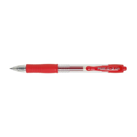 Pilota G-2 Gel Roller 05 Larghezza linea 0,25 mm, rosso (002)