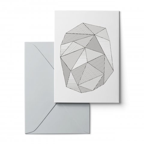 Card Design Factory Greeting Card DIN A6, card and envelope, Ostkreuz