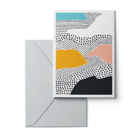 Fábrica de diseño de tarjetas Tarjeta de felicitación DIN A6, tarjeta con sobre, Cosecha