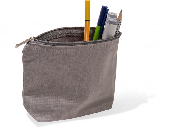 Stoff-Etui mit Reißverschluss, Baumwolle