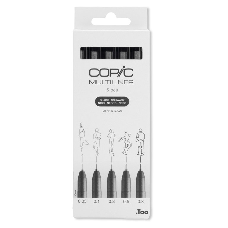 Copic Multiliner, 5er-Set