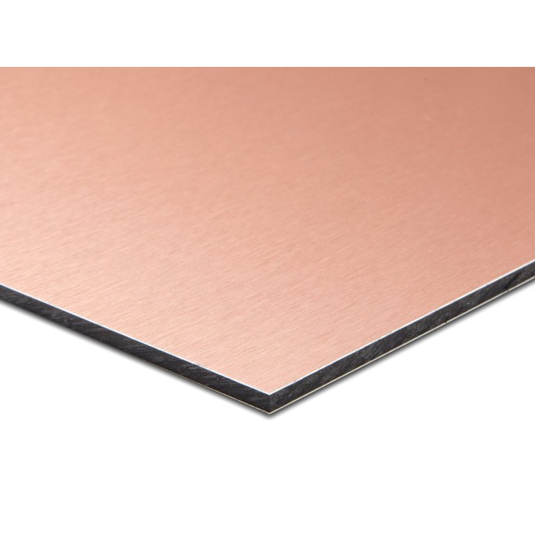 Etalbond Alu/LDPE-Verbundplatte, geschliffen (Zuschnitt möglich)
