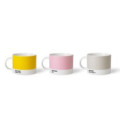 Pantone porcelain tea mug with handle