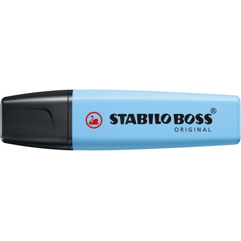 Stabilo Boss Original Textmarker Pastell Stift, himmlisches Blau