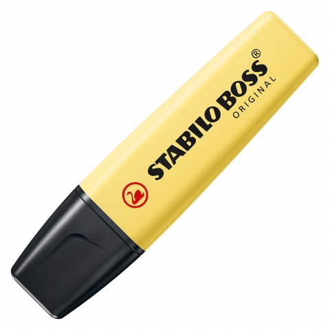 Stabilo Boss Original Textmarker Pastell Stift, pudriges Gelb