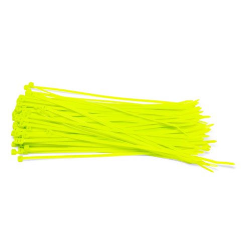 Kabelbinder neonfarben l = 300 mm, b = 4,8 mm, 100 Stück, neongrün