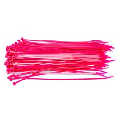 Kabelbinder neonfarben l = 300 mm, b = 4,8 mm, 100 Stück, neonpink