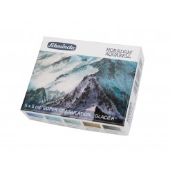 Schmincke Acquerello Horadam Set di supergranulazione Glacier, tubi, 5 x 5 ml