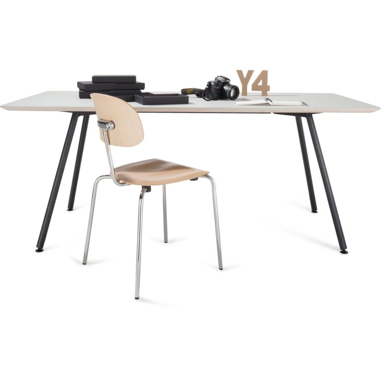 Modulor Tisch Y4 Stahl schwarz 20°