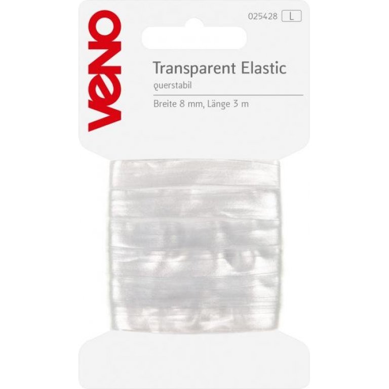 Banda elástica transparente
