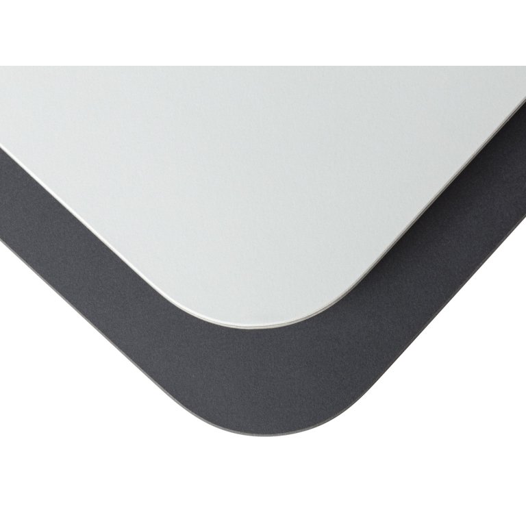 Linoleum table top, beveled edge, 50mm corner radius