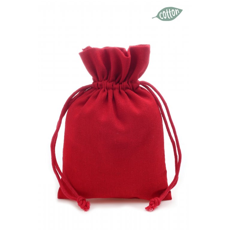 Shop Cotton sack coloured with drawstring online at Modulor