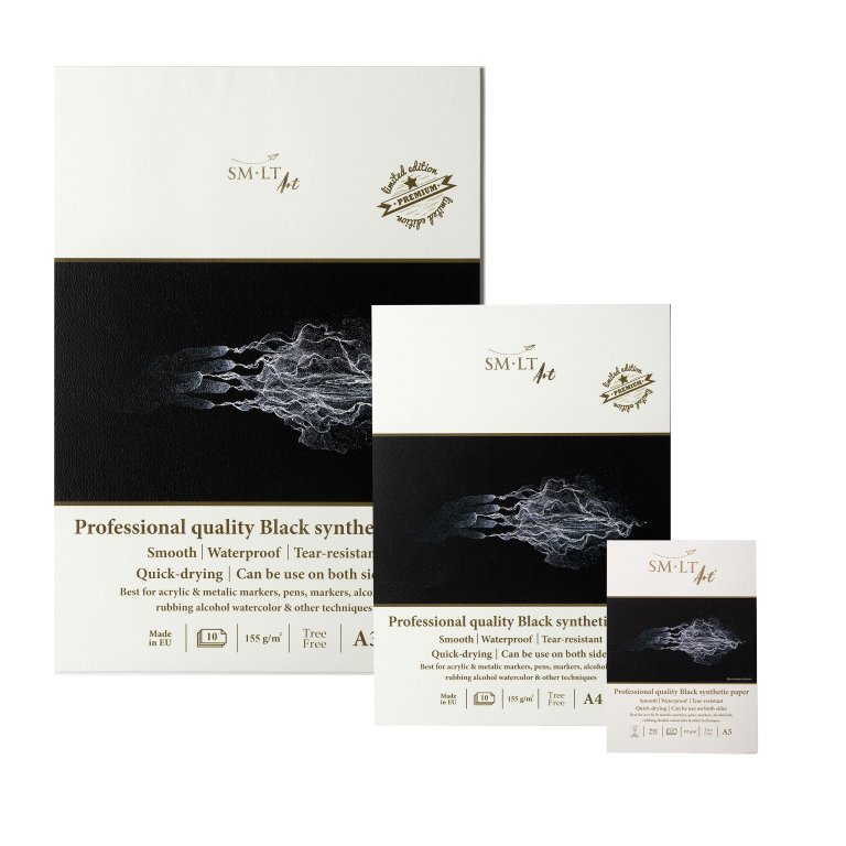 Universal synthetic paper pad, 155 g/m²