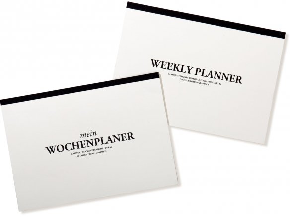 O-Check Design Mein weekly planner