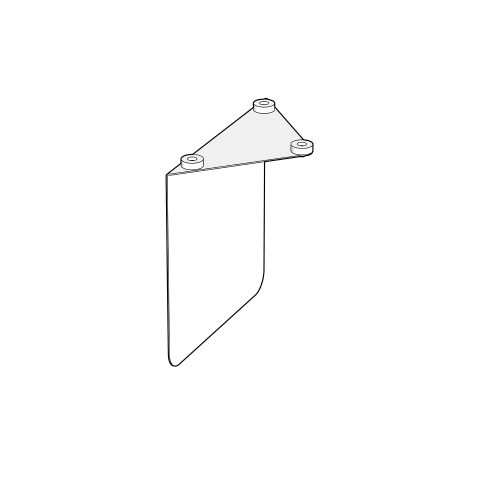 Sistema di scaffalature Modulor Z, colorato Fermalibro magnetico, grigio metallizzato, DB703, perlato