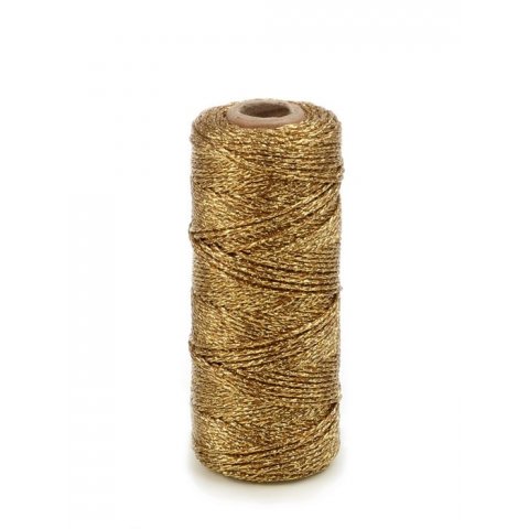 Cordón de regalo llamativo ø aprox. 1,5 mm, l = 25 m, oro
