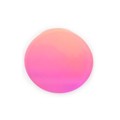Acrylic glass GS panes iridescent transparent Circle, Ø 200 mm, s = 3 mm, pink/yellow