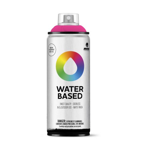 MTN pintura acrílica en spray Water Based 400 Bote 400 ml, Magenta fluorescente