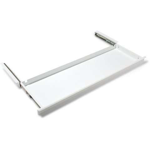Modulor Schreibtischschublade Metall 850 x 45 x 265 mm, weiß (ähnl. RAL 9003)