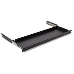 Modulor cajón del escritorio, metal 850 x 45 x 250 mm, negro (similar a RAL 9005)