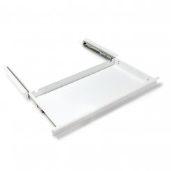 Modulor desk drawer, metal, 500 x 45 x 265 mm,white (similar to RAL 9003)small
