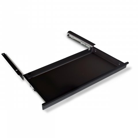 Modulor cassetto della scrivania, metallo 500 x 45 x 265 mm,black (similar to RAL 9005)small