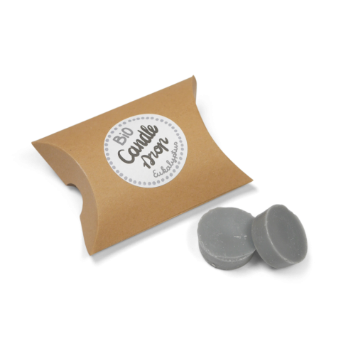 Kerzenduft aus Kerzenwachs, 'Candle Drop' 2 Stück, Bioqualität, Eukaplyptus