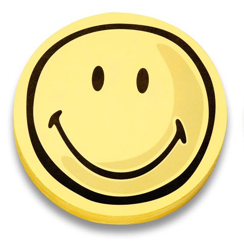 Kommunikationskarten Smiley 100 Stück, positiv