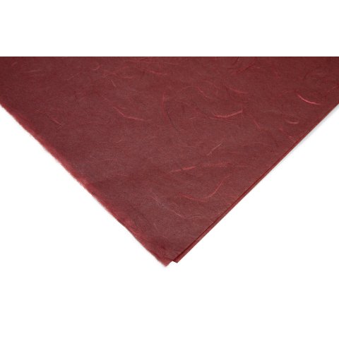 Mulberry paper Silk, sheet sheets, 25 g/m², 630 x 930, bordeaux