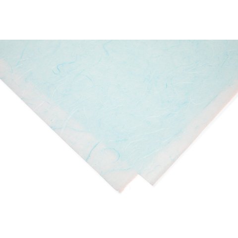 Buy Mulberry paper Silk, with fibres sheet, 25 g/m², 630 x 930, light blue  online at Modulor