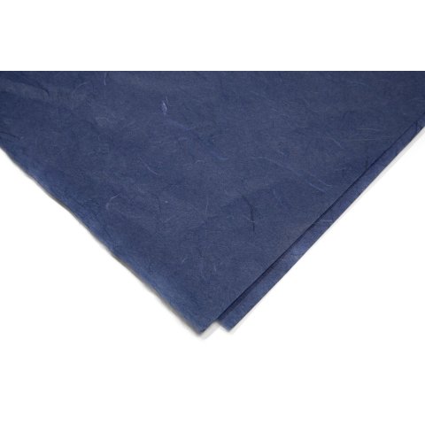 Papel morera Silk, con fibras sheet, 25 g/m², 630 x 930, dark blue