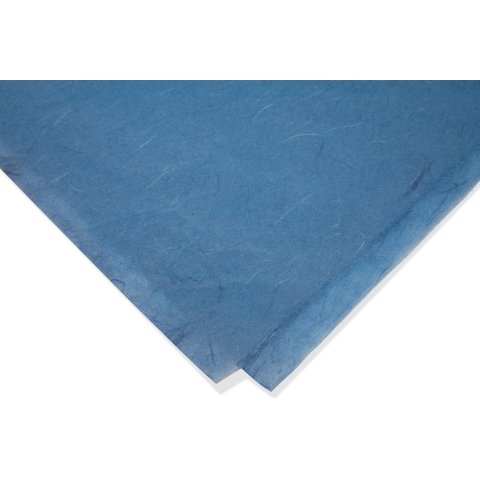 Papel morera Silk, con fibras sheet, 25 g/m², 630 x 930, medium blue