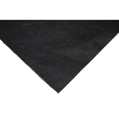 Faserseide Silk, Bogen Bogen, 25 g/m², 630 x 930, schwarz