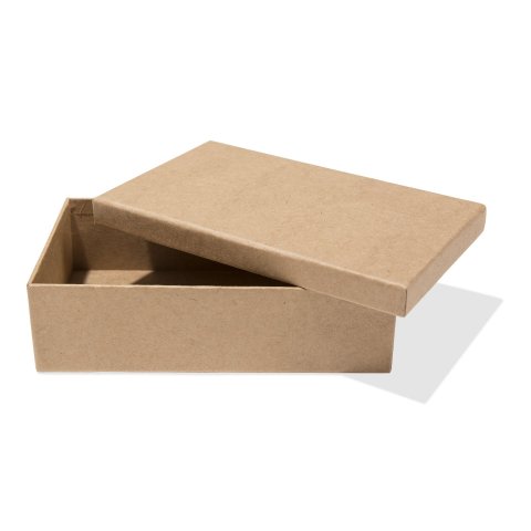 Caja rectangular de cartón marrón crudo 50 x 110 x 180 mm