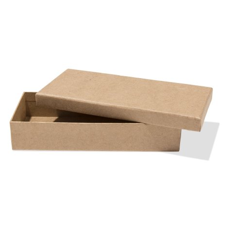 Caja rectangular de cartón marrón crudo 31 x 75 x 160 mm