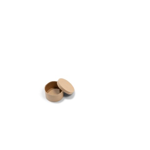 Scatola rotonda di cartone, grezza, marrone ø = 80 mm, h = 45 mm