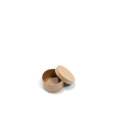 Scatola rotonda di cartone, grezza, marrone ø = 100 mm, h = 55 mm