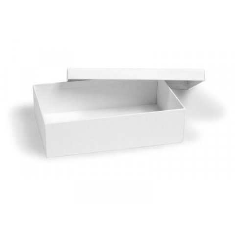 Caja rectangular de cartón blanco crudo 50 x 110 x 175 mm