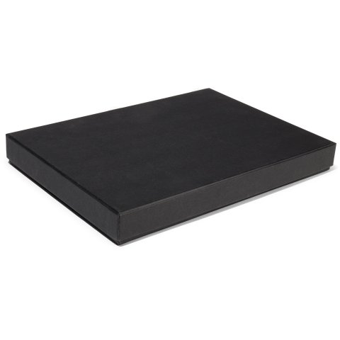 Caja para almacenaje, negra 35 x 229 x 324 mm, f. DIN A4