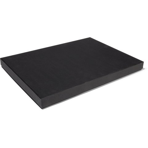 Caja para almacenaje, negra 35 x 324 x 458 mm, f. DIN A3