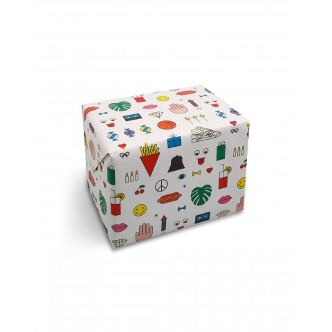 Redfries gift wrap paper 50 x 70,7 cm, Birthday mix