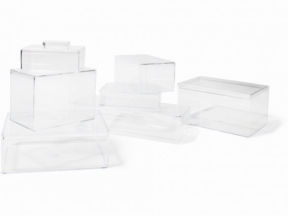 Acquistare scatole di plastica trasparenti, rettangolari online ... Scatole in plastica