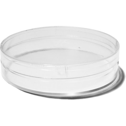 Plastic containers, transparent, round ø 70 h=13 mm, (F)