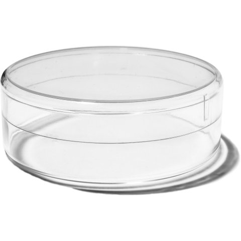 Kunststoffdosen transparent, rund ø 79 h=30 mm, (B)