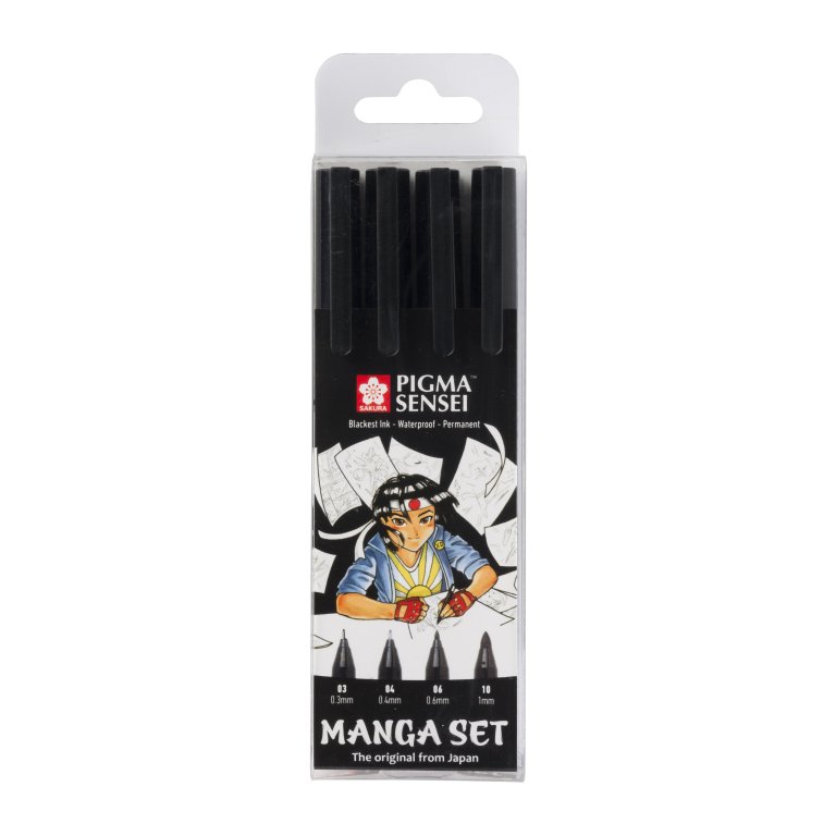 Sakura Stifte Pigma Sensei, Manga Set