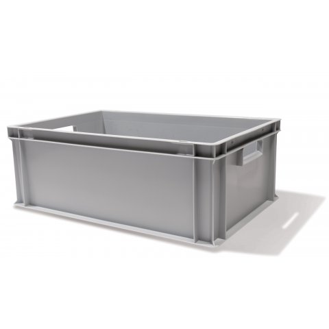 Stacking (utility) box, grey, sealable w/o lid, 320x400x600 mm (stacking height 309 mm)